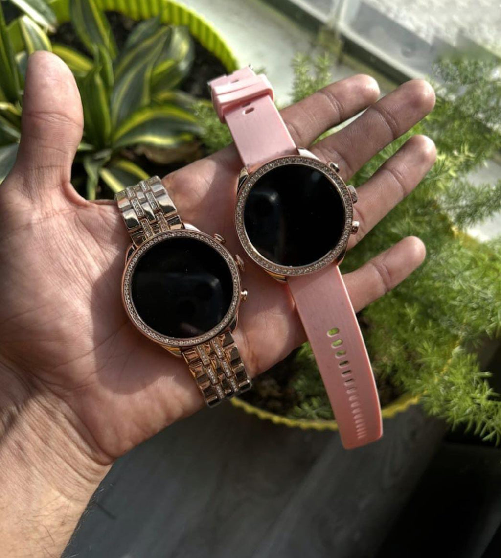 Gen9 Smartwatch for Girls & Women with Metal Strap & HD Display, Bluetooth Calling, 100+ Watch Faces, Health Tracker, Sports Modes